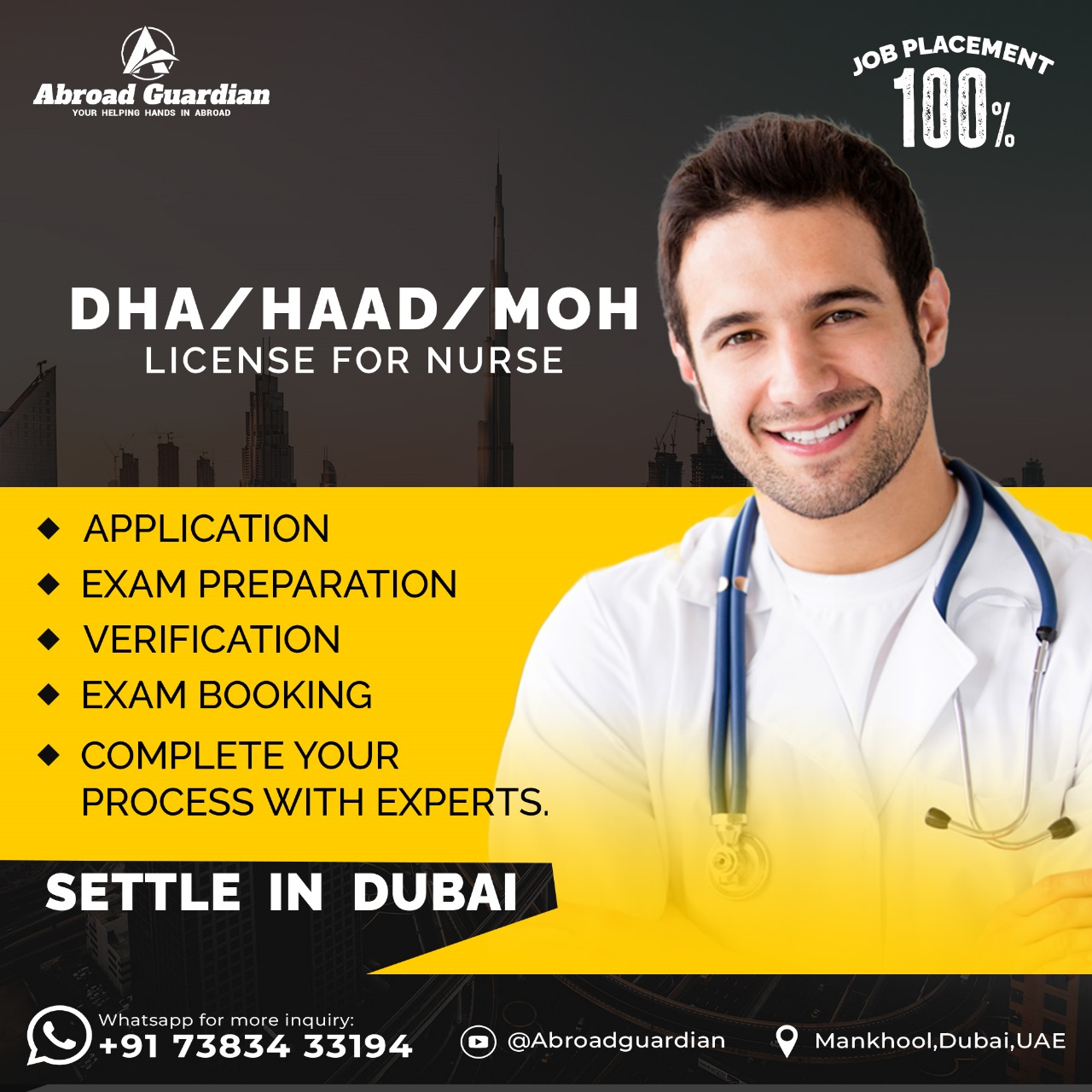 DHA HAAD MOH License for Nurse